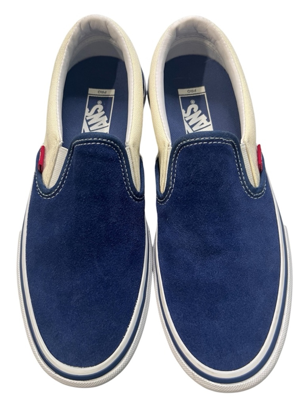 Vans PRO Men’s Slip-On Suede Loafers in Navy Size 8